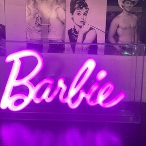 Barbie Neon Sign in Pink
